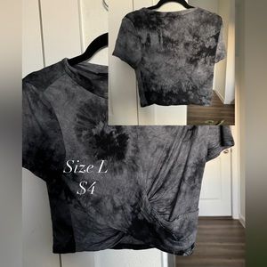 Tie dye shirt size L $4